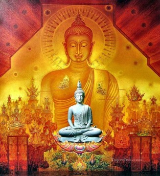 150の主題の芸術作品 Painting - 現代仏陀ファンタジー 008 CK 仏教